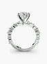 Solitaire with Eternity Pavé