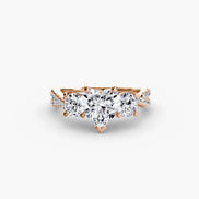 Three-Stone with Pavé Band 2