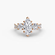 Three-Stone with Pavé Band 2