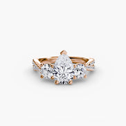 Three-Stone with Pavé Band 2