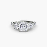 Three-Stone with Pavé Band 3