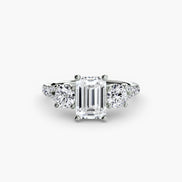 Three-Stone with Pavé Band 3
