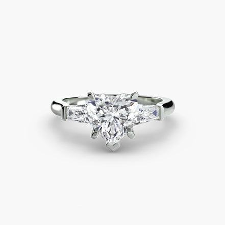 Three-Stone Ring (Baguette Side Stones)
