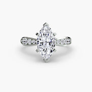 Solitaire with Pavé 3