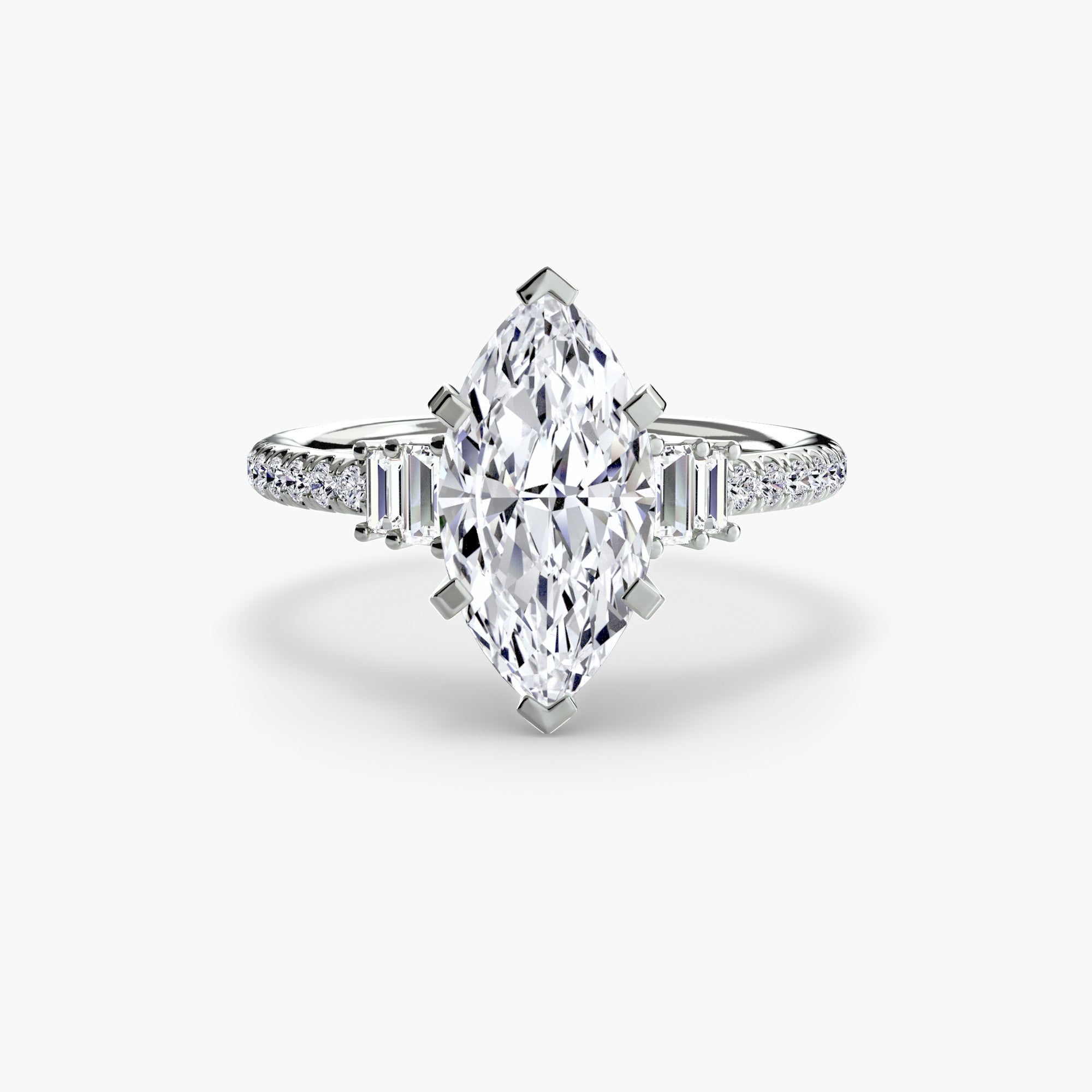 The Pavé Solitaire, Double Row