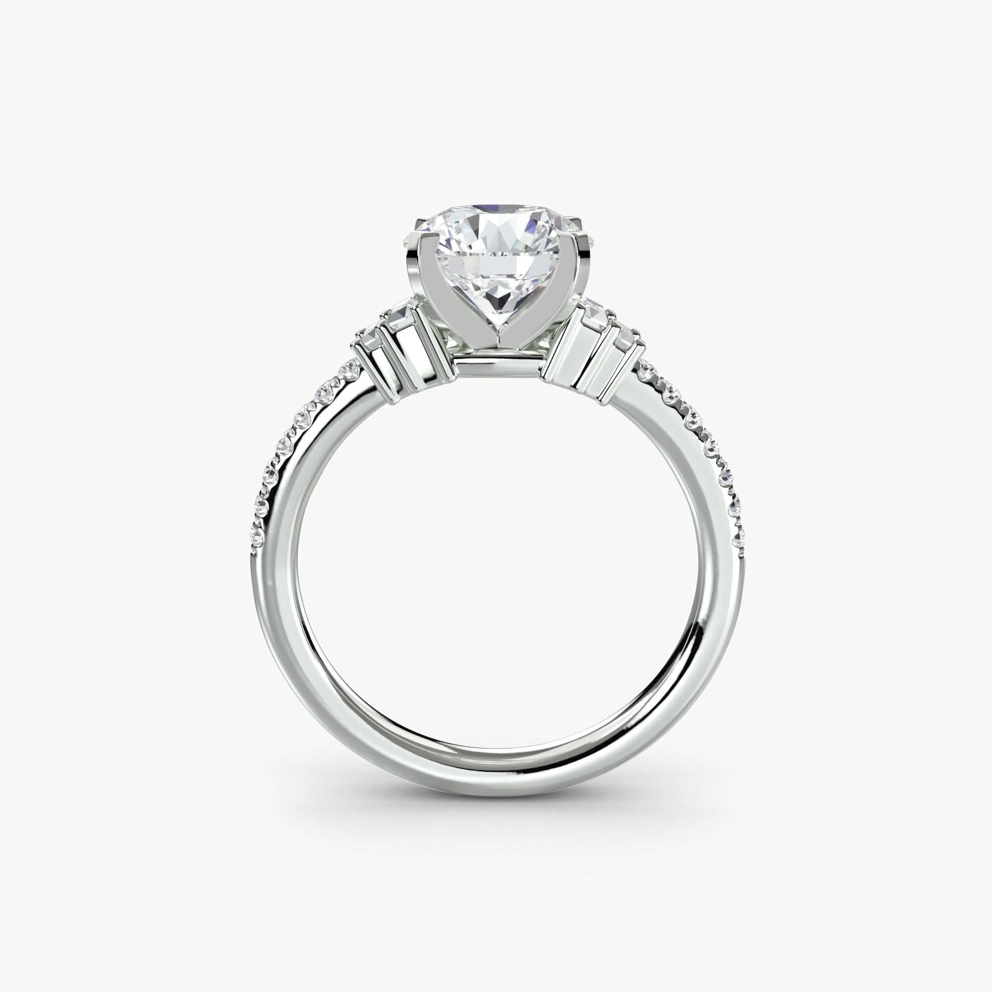 The Pavé Solitaire, Double Row