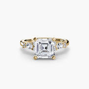 The Floral Accent Solitaire