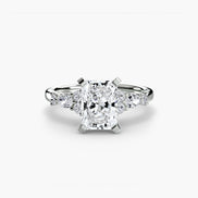 The Floral Accent Solitaire