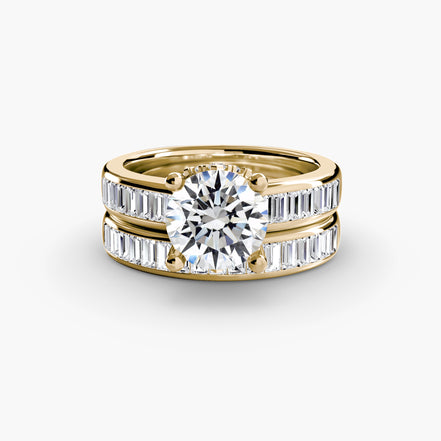 Baguette Channel Solitaire