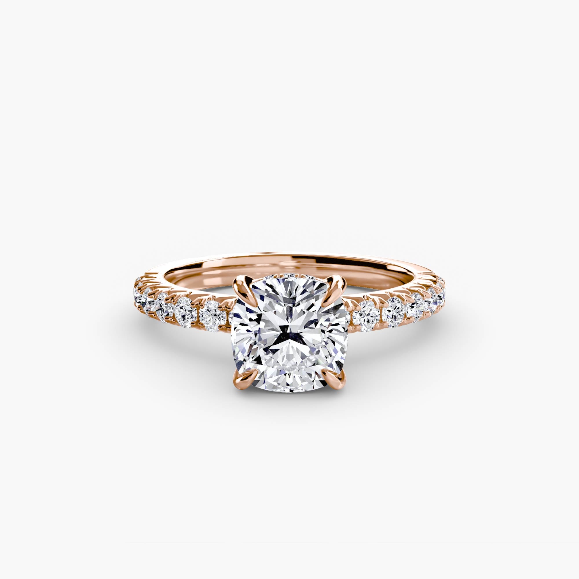 The Pavé Solitaire, Low Profile