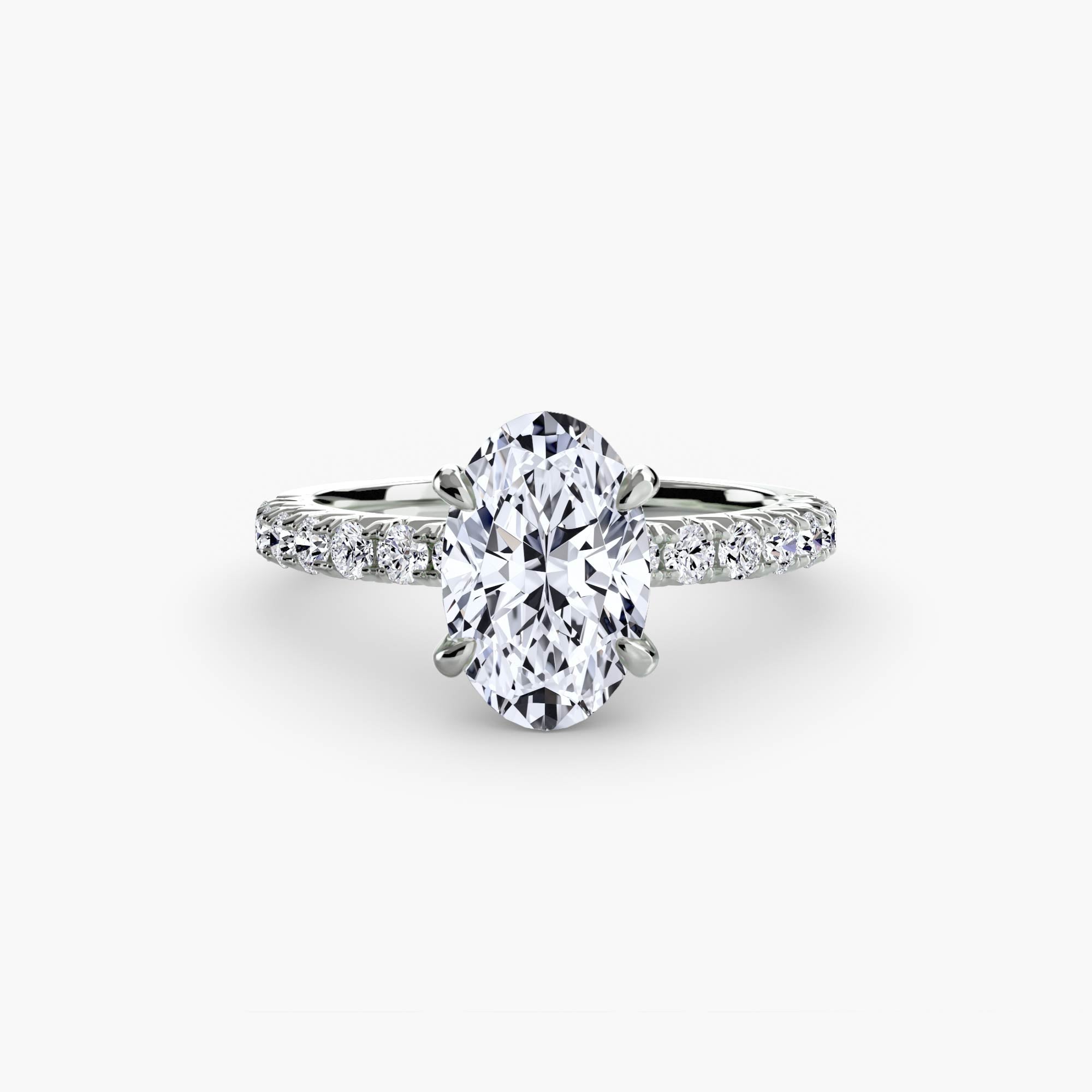 The Pavé Solitaire, Low Profile