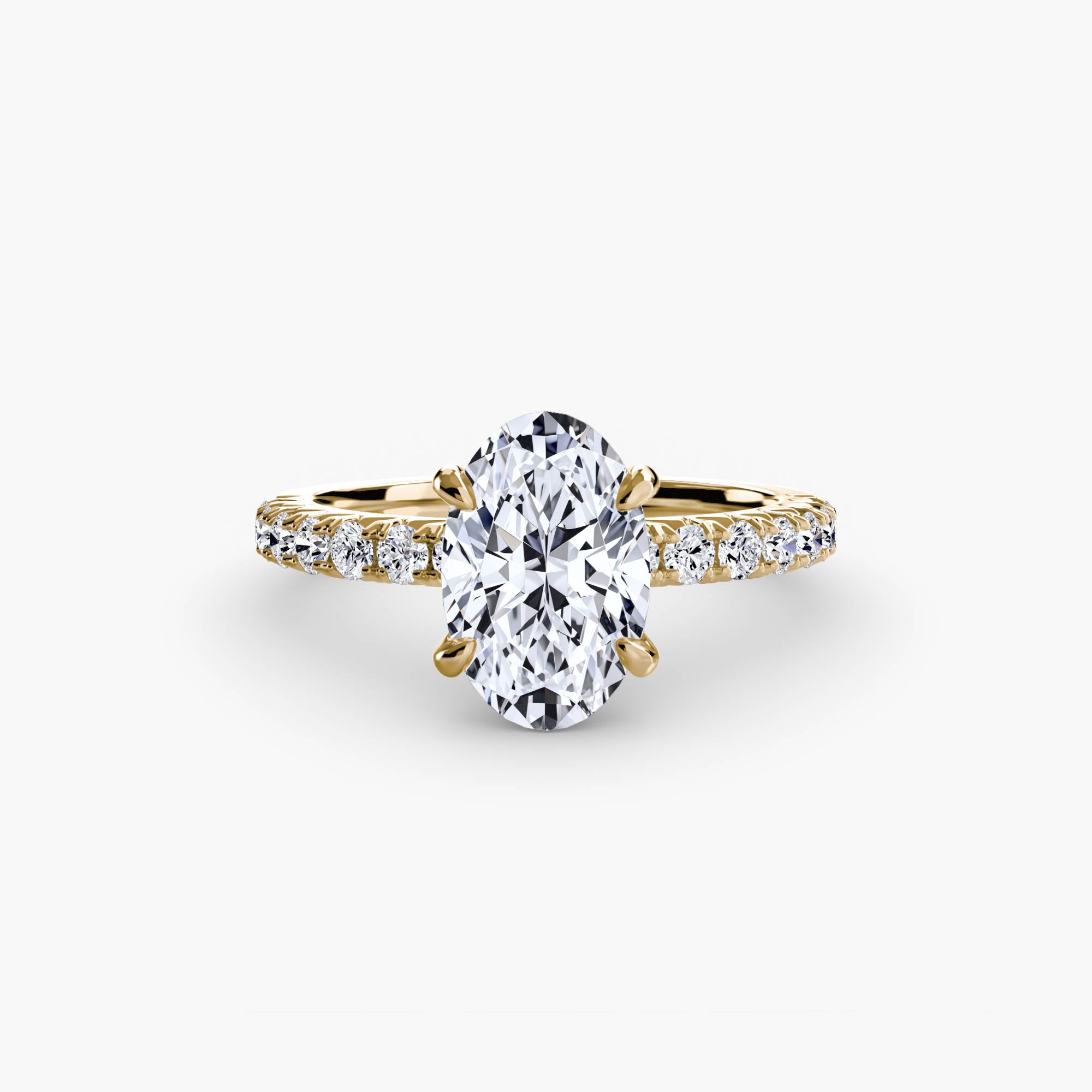 The Pavé Solitaire, Low Profile