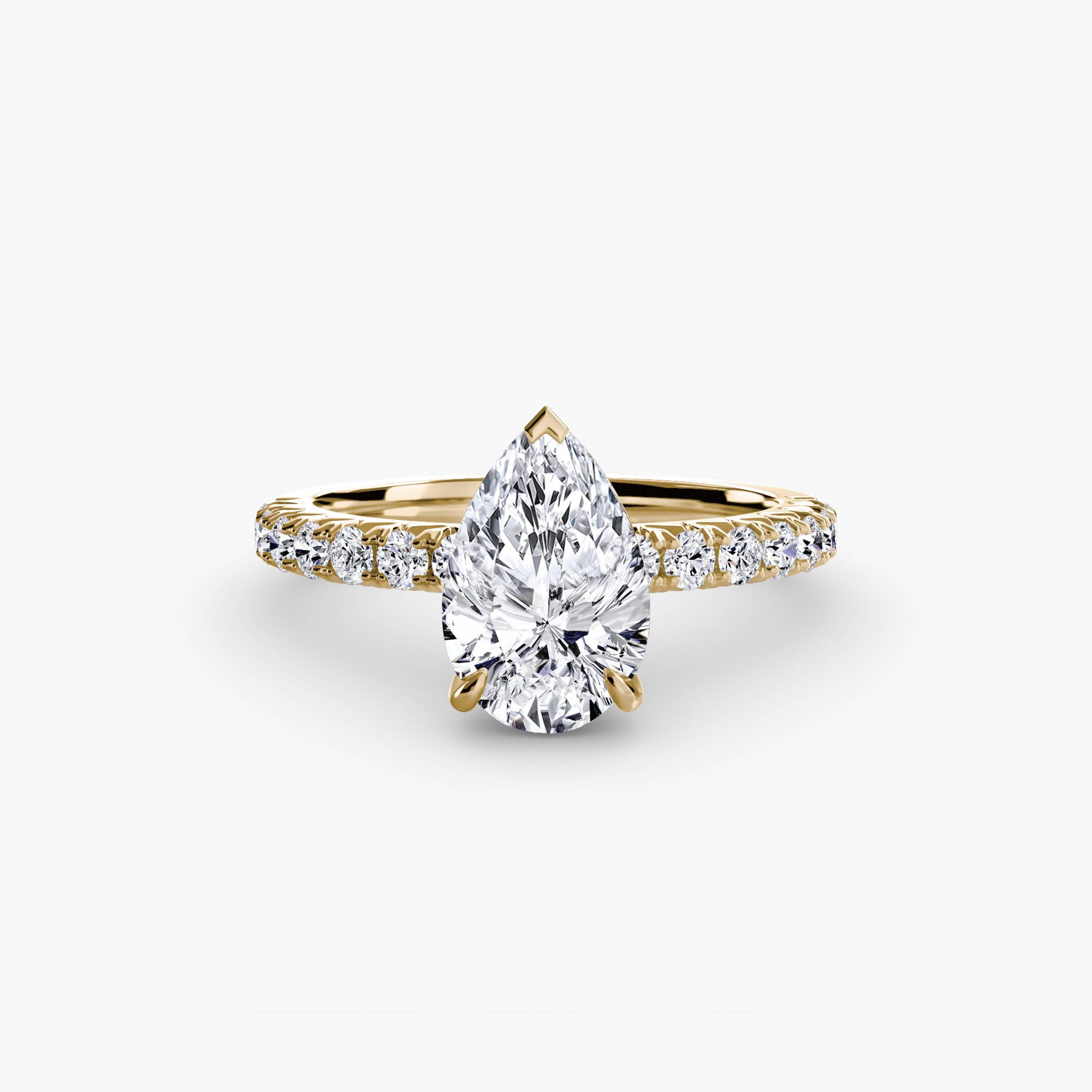 The Pavé Solitaire, Low Profile