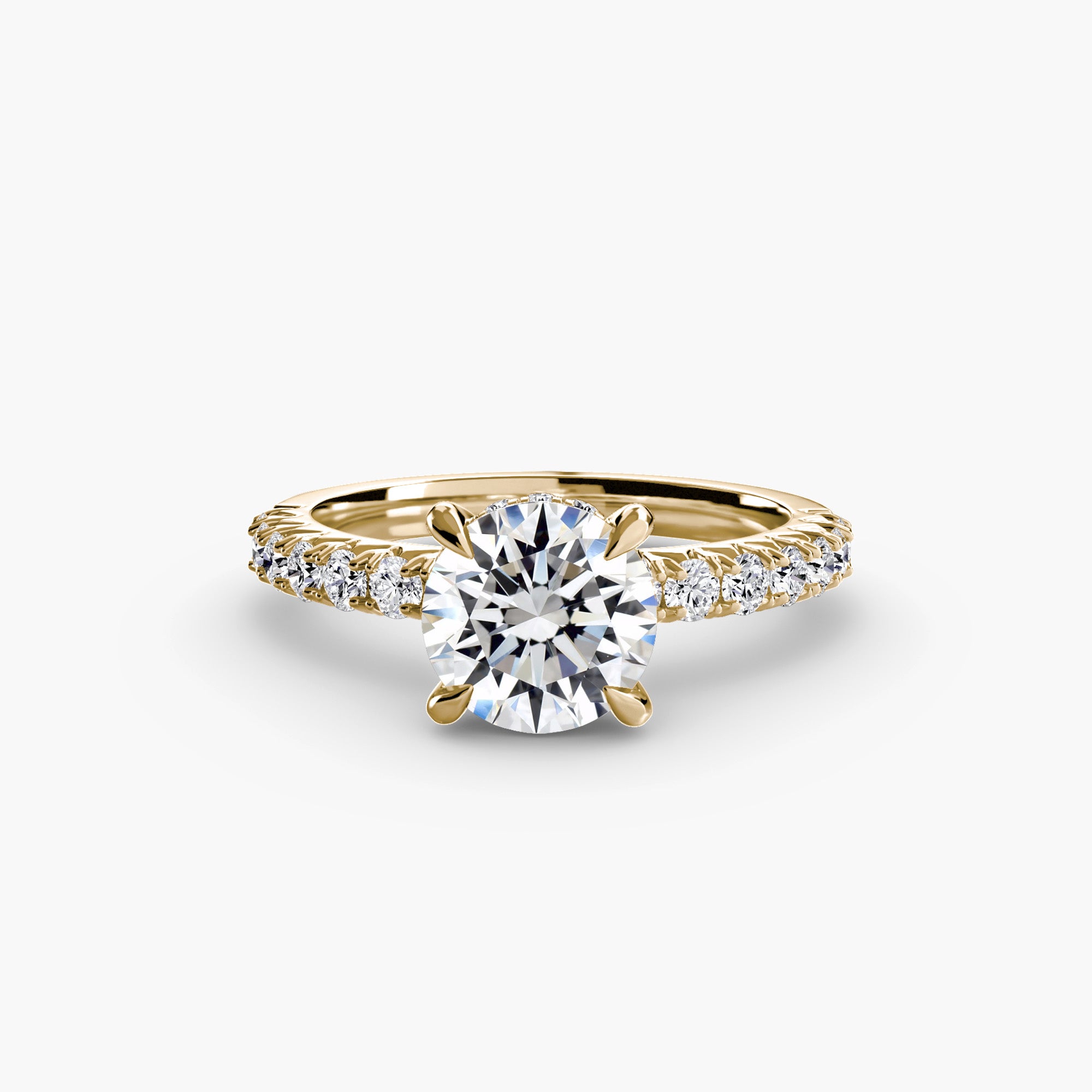 The Pavé Solitaire, Low Profile
