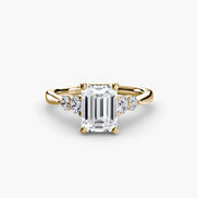 Solitaire with Shoulder Accents 2