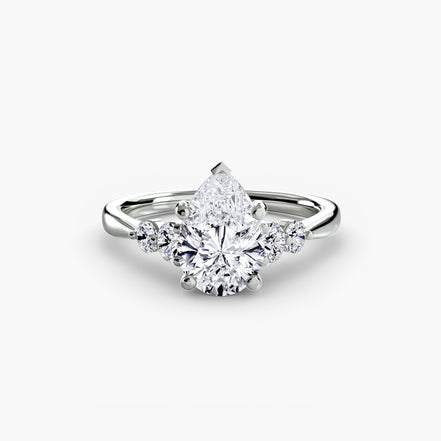 Solitaire with Shoulder Accents 2