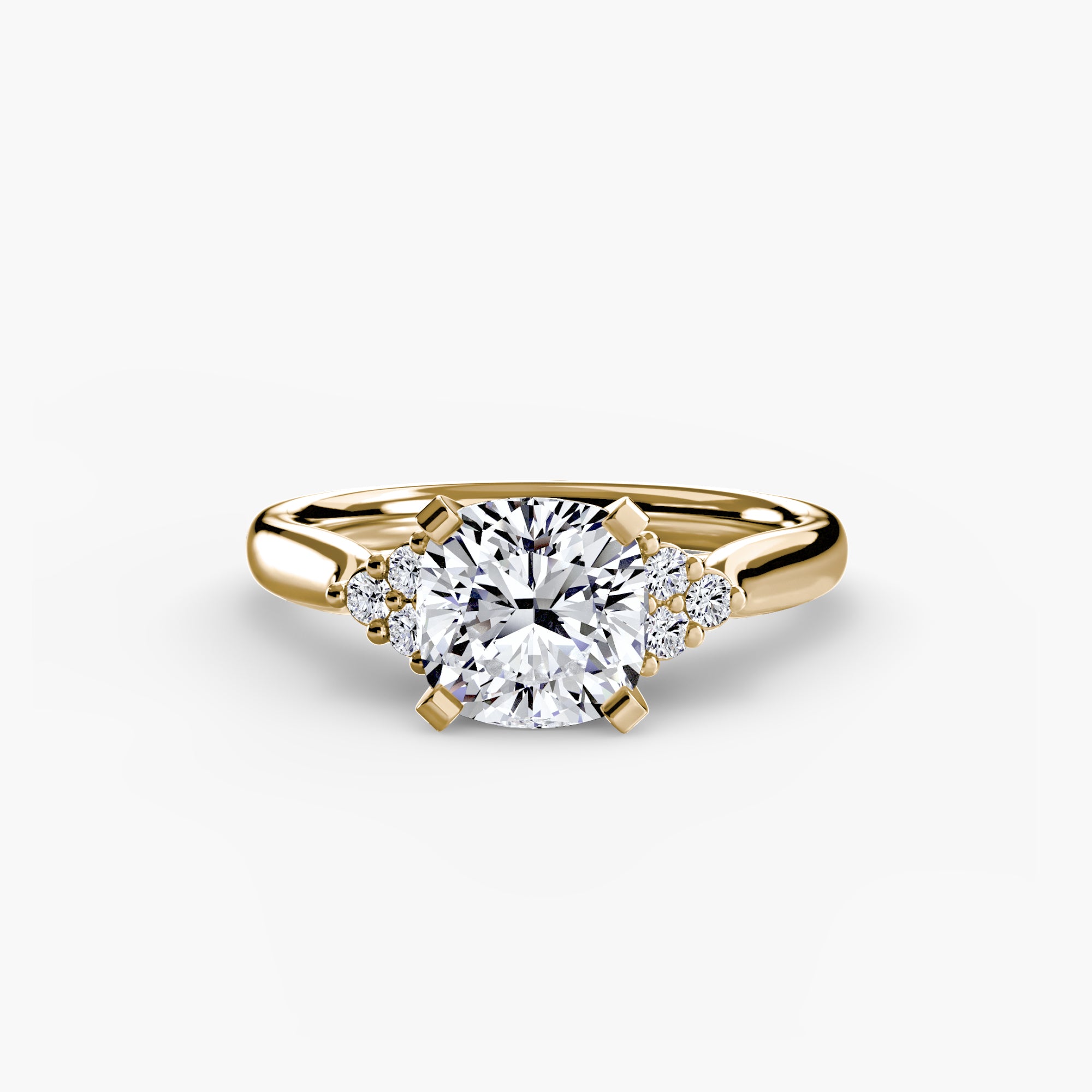 The Cluster Shoulder Solitaire, Wide