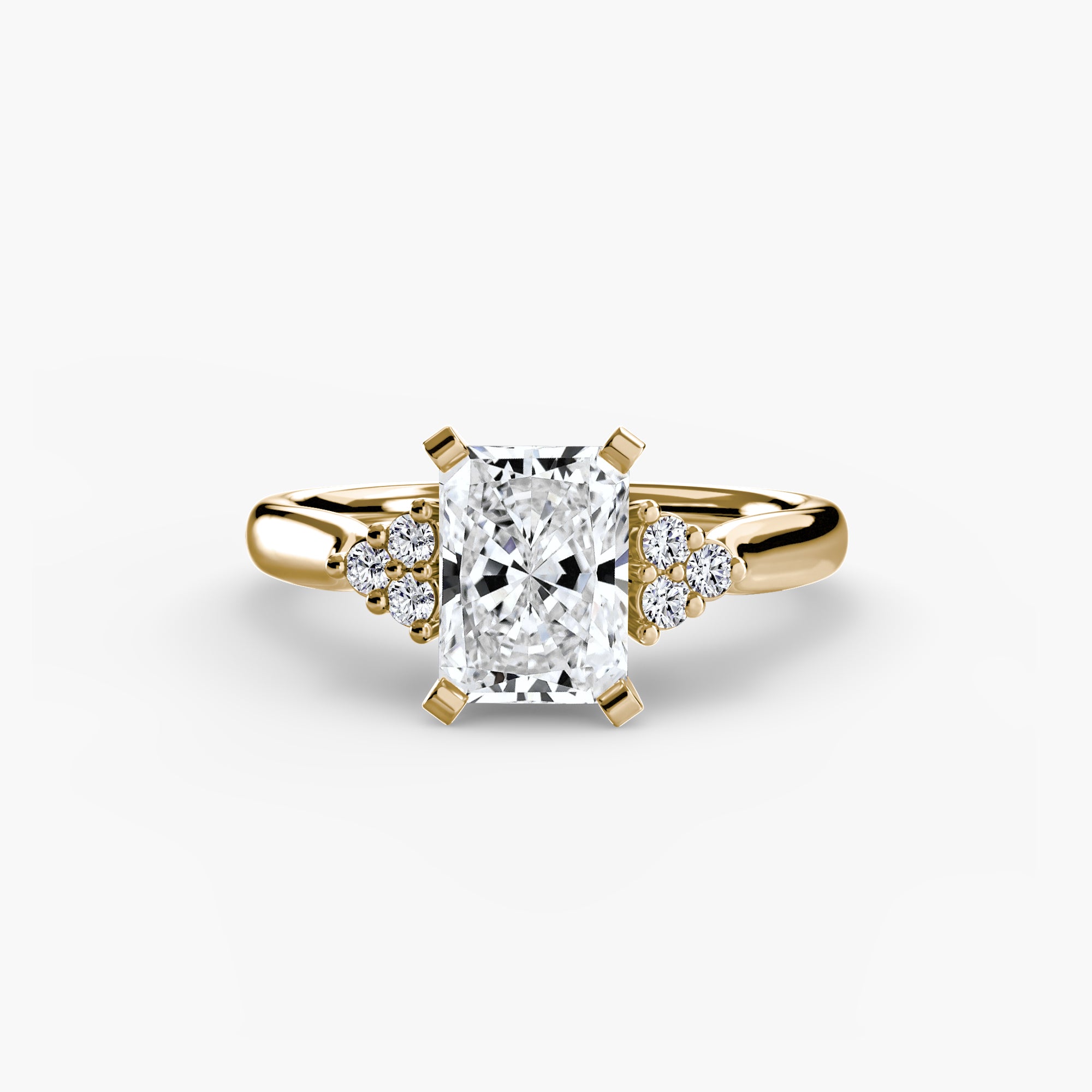 The Cluster Shoulder Solitaire, Wide